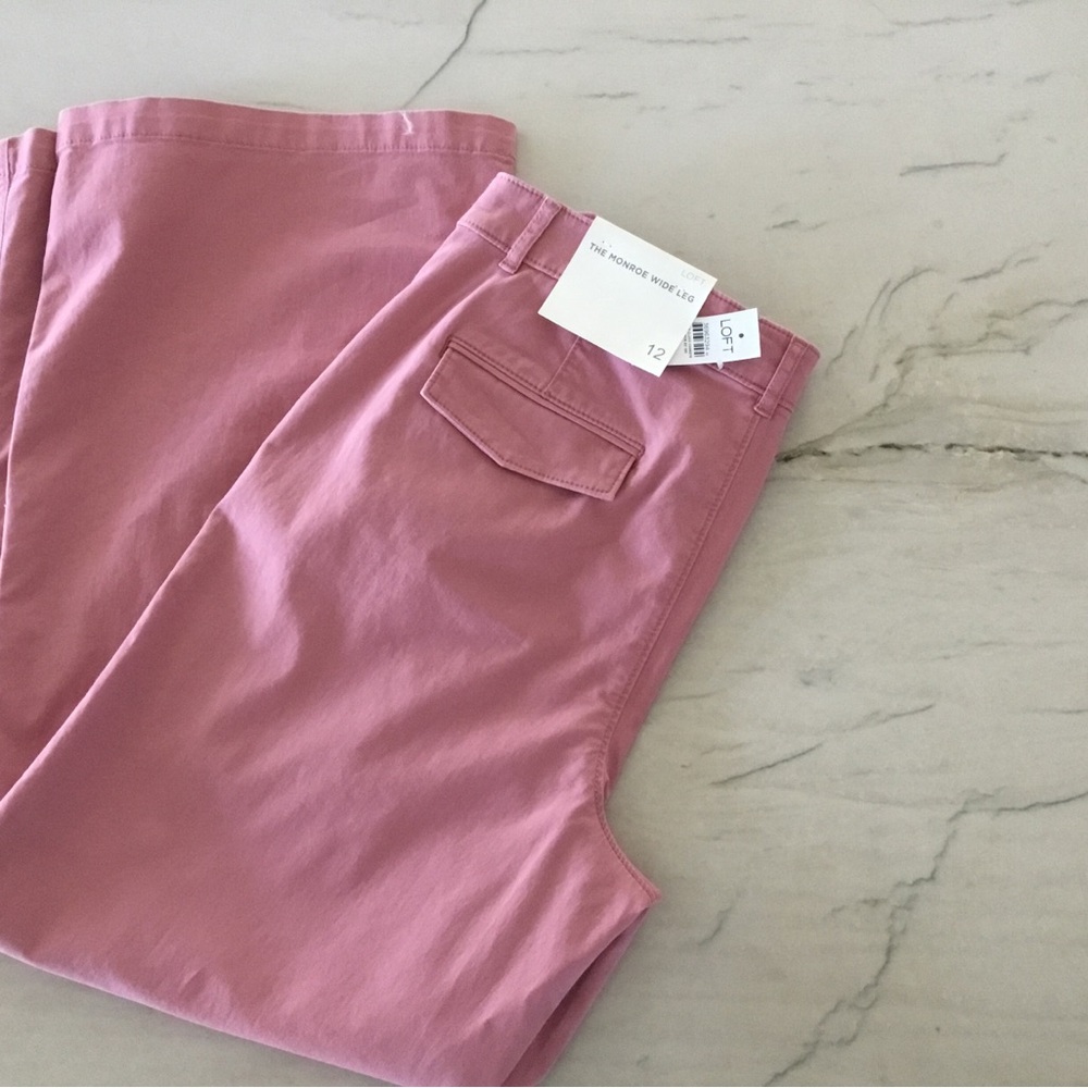 LOFT Rose Wide Leg Pants